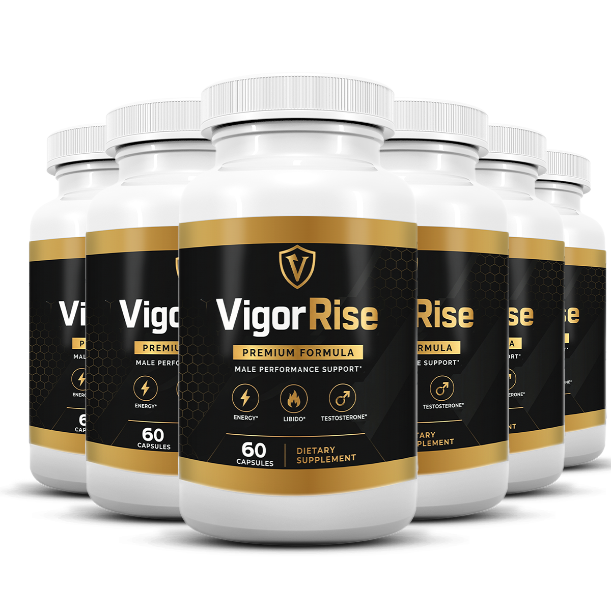 VigorRise® 6 bottle pack — 180-day male vitality supply